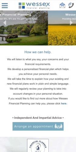 Mobile page screenshot