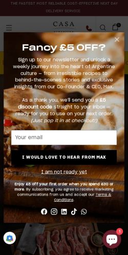 Mobile page screenshot