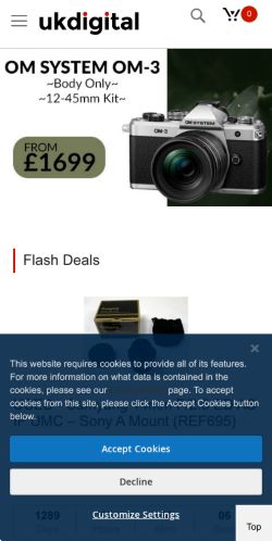 Mobile page screenshot