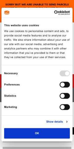 Mobile page screenshot