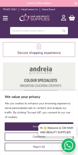Mobile page screenshot