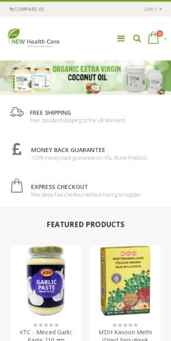 Mobile page screenshot