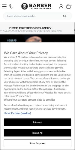 Mobile page screenshot