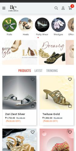 Mobile page screenshot