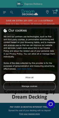 Mobile page screenshot