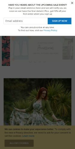 Mobile page screenshot