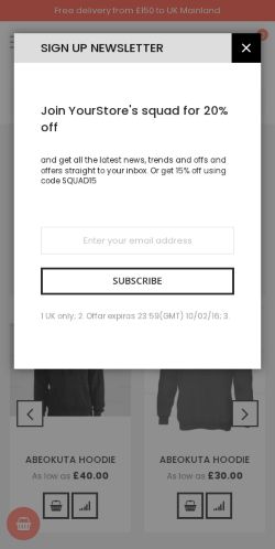 Mobile page screenshot