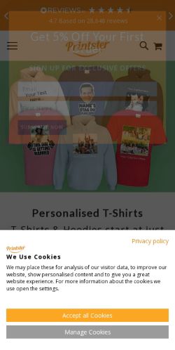 Mobile page screenshot