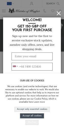 Mobile page screenshot