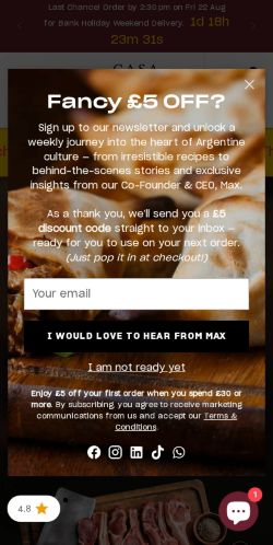 Mobile page screenshot