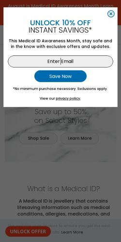 Mobile page screenshot