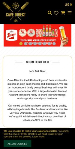 Mobile page screenshot