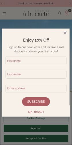 Mobile page screenshot
