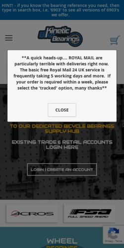 Mobile page screenshot