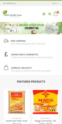 Mobile page screenshot