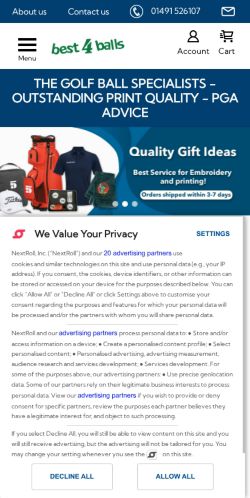 Mobile page screenshot