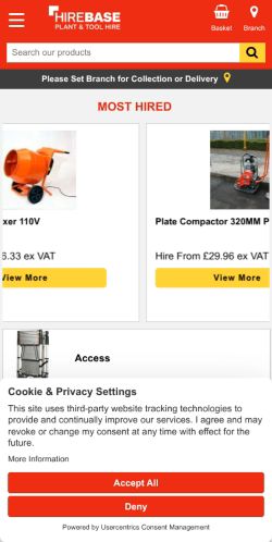Mobile page screenshot