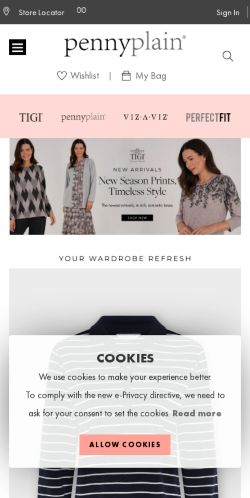 Mobile page screenshot