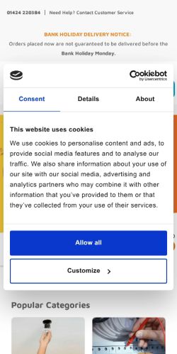 Mobile page screenshot