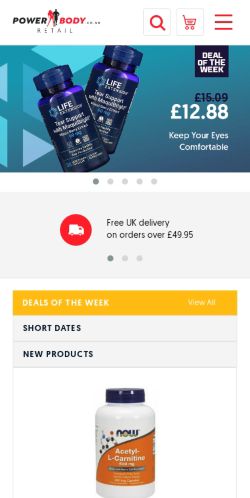 Mobile page screenshot