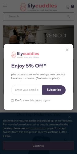 Mobile page screenshot