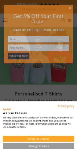 Mobile page screenshot