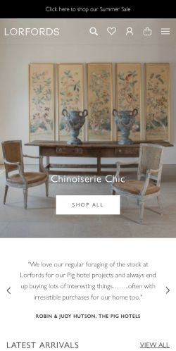 Mobile page screenshot