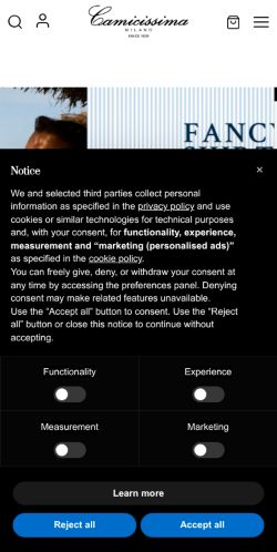 Mobile page screenshot