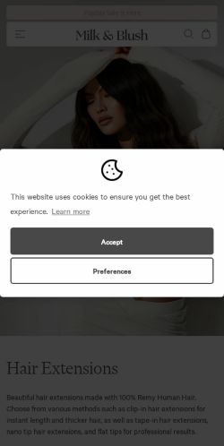 Mobile page screenshot