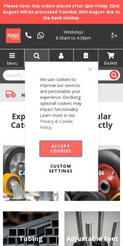 Mobile page screenshot