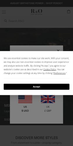 Mobile page screenshot