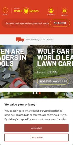 Mobile page screenshot