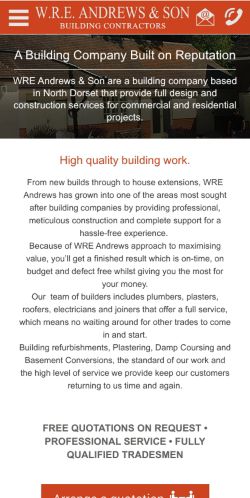 Mobile page screenshot