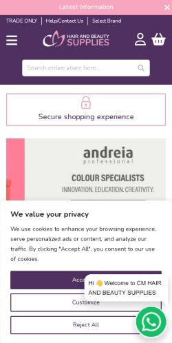 Mobile page screenshot