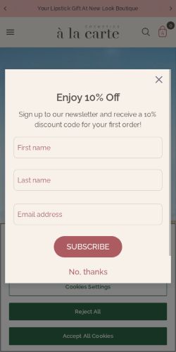Mobile page screenshot