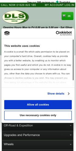 Mobile page screenshot