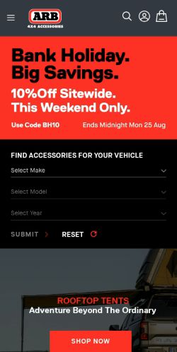 Mobile page screenshot