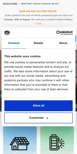 Mobile page screenshot