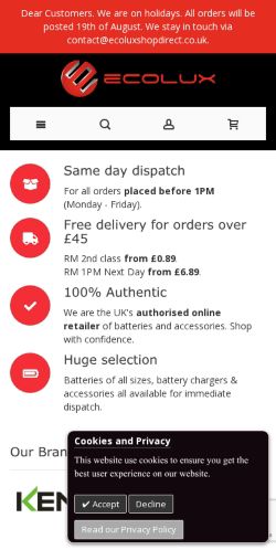 Mobile page screenshot