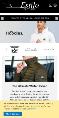 Mobile page screenshot