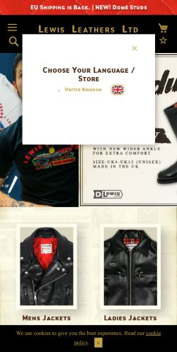 Mobile page screenshot