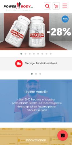 Mobile page screenshot