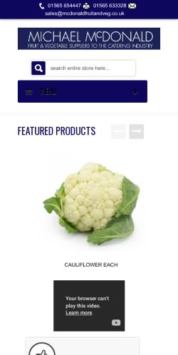 Mobile page screenshot