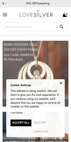 Mobile page screenshot