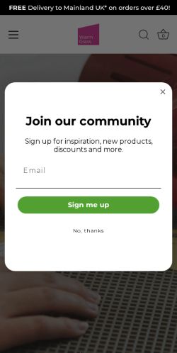 Mobile page screenshot