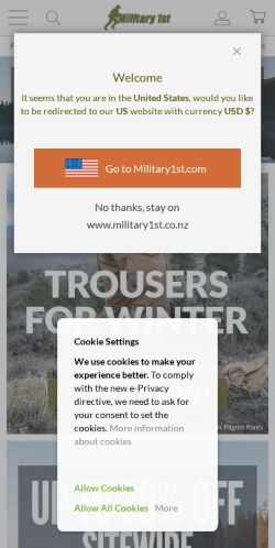 Mobile page screenshot