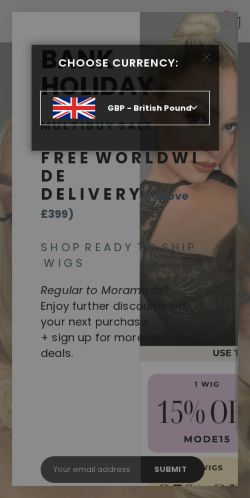 Mobile page screenshot