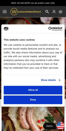 Mobile page screenshot