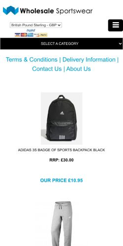 Mobile page screenshot