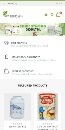 Mobile page screenshot